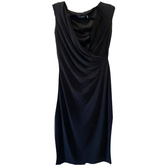 Brand New Women's Lauren Ralph Lauren Jersey Sleeveless Dress - Picture 1 of 13